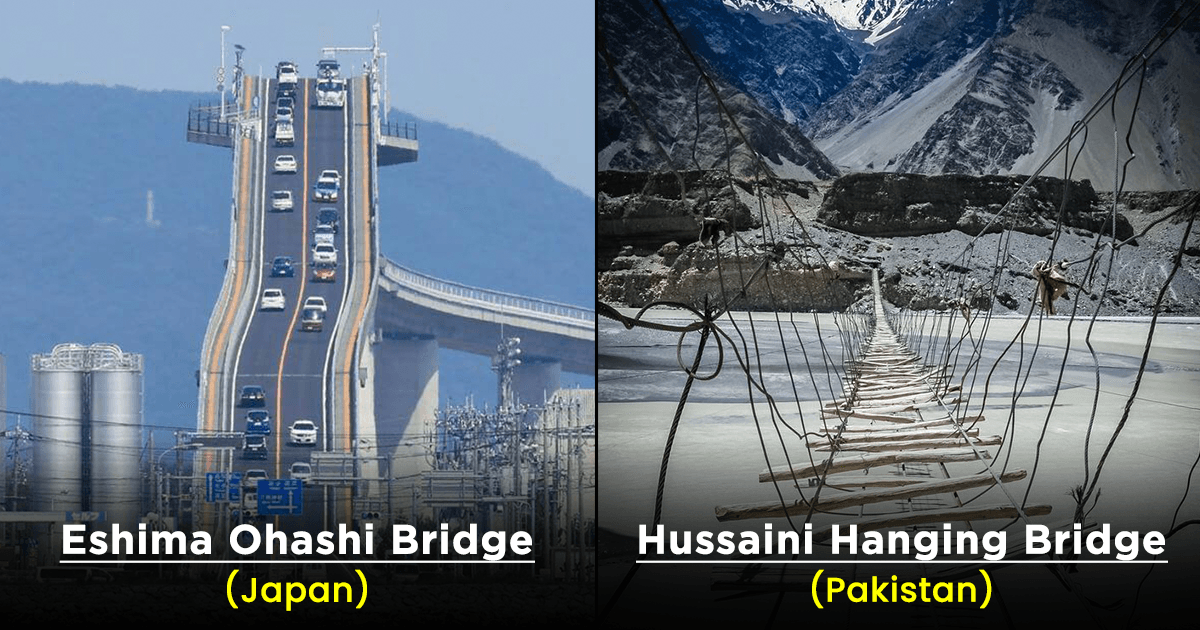 पेश हैं दुनिया के 10 सबसे ख़तरनाक ब्रिज, जिन्हें पार करना मौत को दावत देने के बराबर है