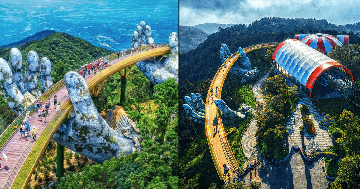 Vietnam Golden Bridge: वियतनाम के इस ख़ूबसूरत ब्रिज की ये 15 तस्वीरें आपको हैरान कर देंगी