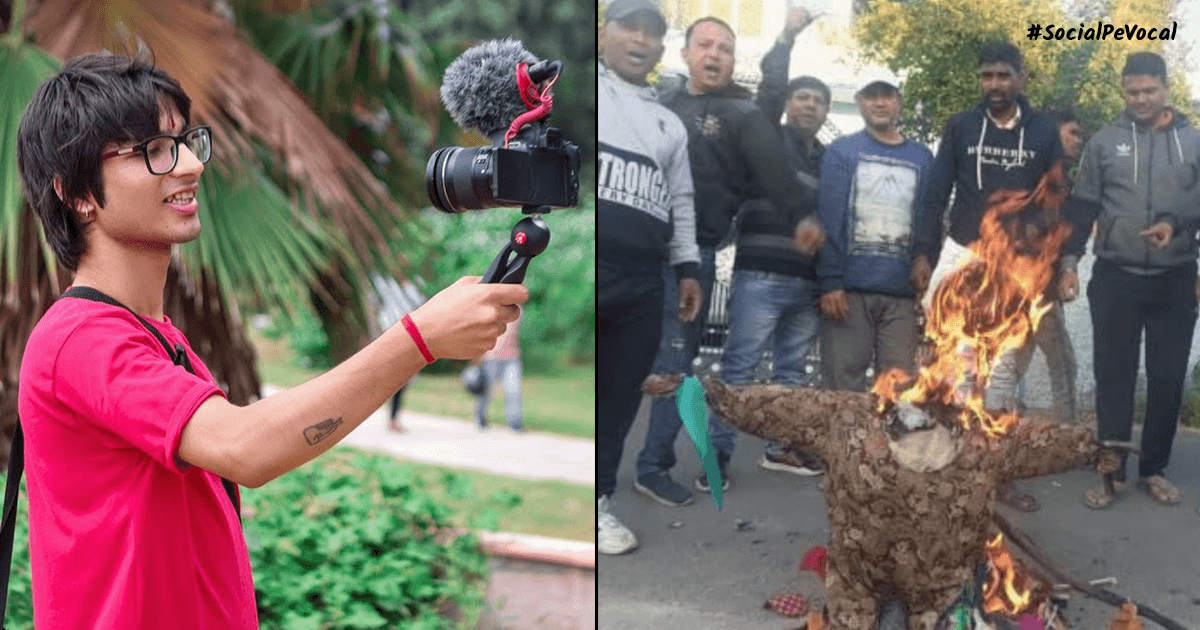 जानिए क्यों ट्रोल हो रहे हैं Youtuber Sourav Joshi, फ़ूंका जा रहा है उनके नाम का पुतला