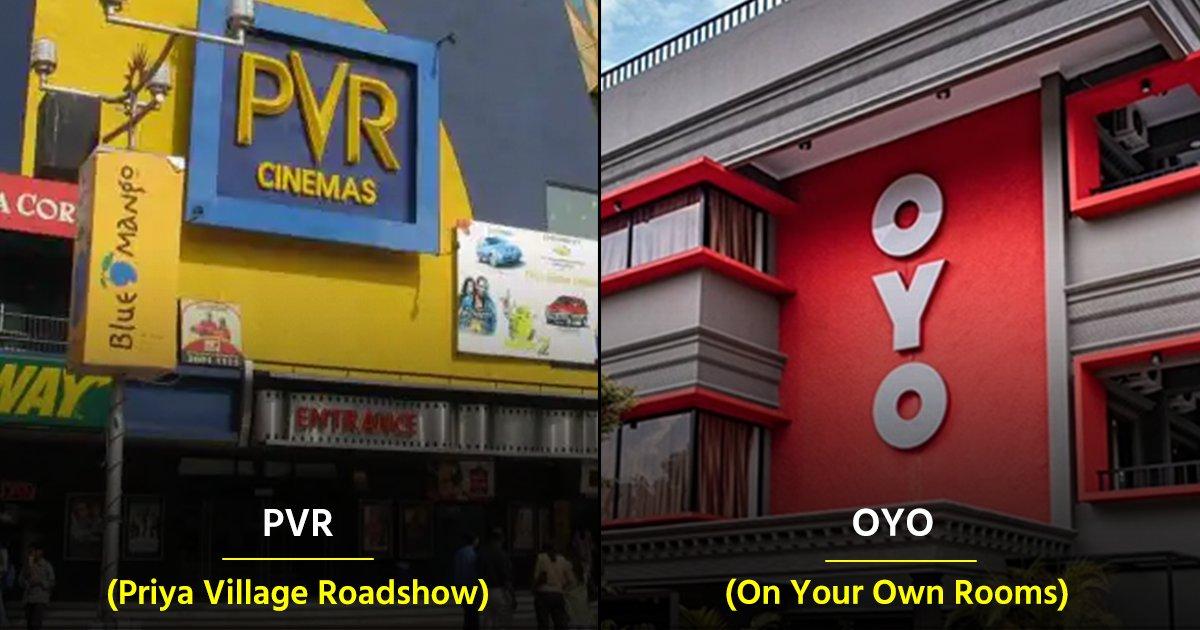 PVR से लेकर Paytm तक, जानिये इन 14 भारतीय कंपनियों के नामों की फ़ुल फ़ॉर्म