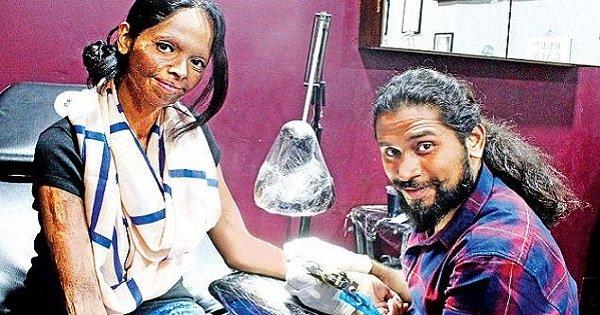 सपनों को जीना कोई लक्ष्मी सा से सीखे,पहले एसिड अटैक से जंग लड़ी, अब टैटू बनाना सीख रही हैं