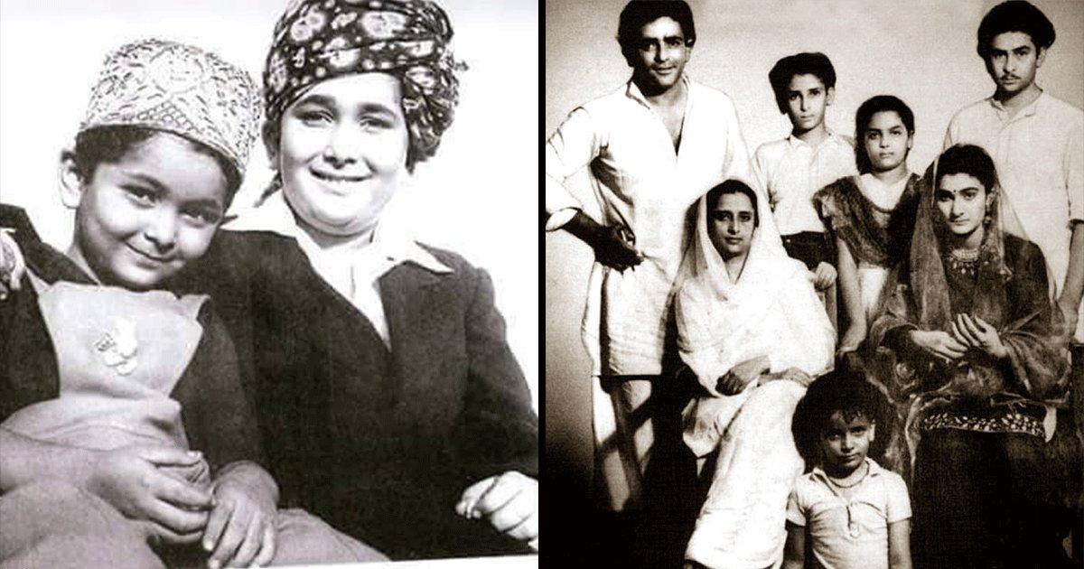 लेकर आए हैं Kapoor Family की 15 Old Pics, जो बॉलीवुड के इतिहास में काफ़ी मायने रखती हैं