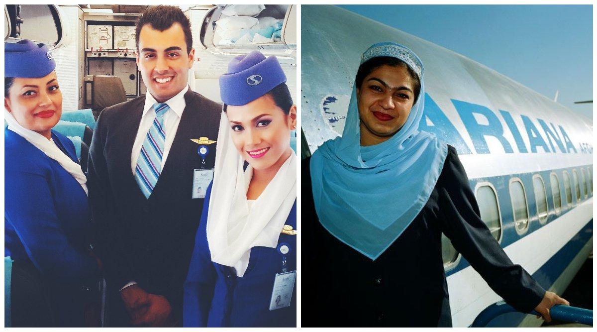 अफ़गान एयरलाइंस की इन 12 तस्वीरों में देखें कैसी थीं उनकी एयरहोस्टेस और पायलट्स की लाइफ़