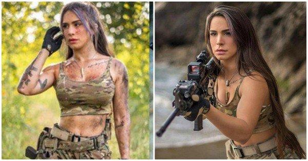 इज़रायल की पूर्व फ़ौजी, जो इंस्टाग्राम पर हथियारों के साथ फ़ोटो डालती है और लाखों लाइक्स आते हैं