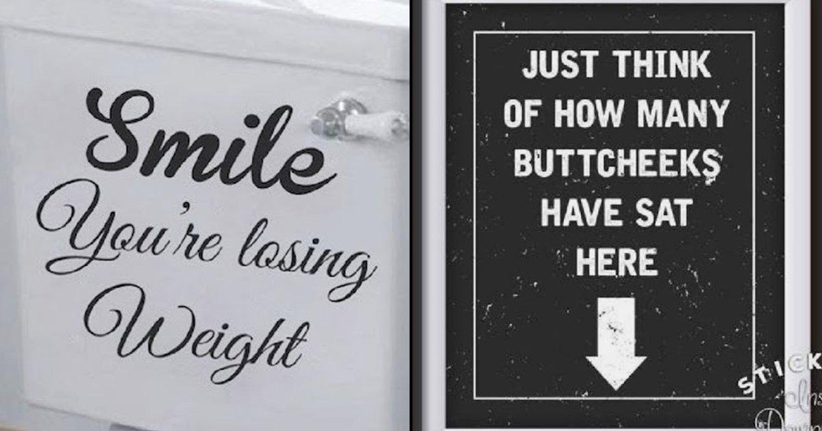 ये 23 लोग गए तो थे हल्के होने पर बाथरूम के बाहर लगे साइन बोर्ड्स देख कर हंसते-हंसते वापस आए