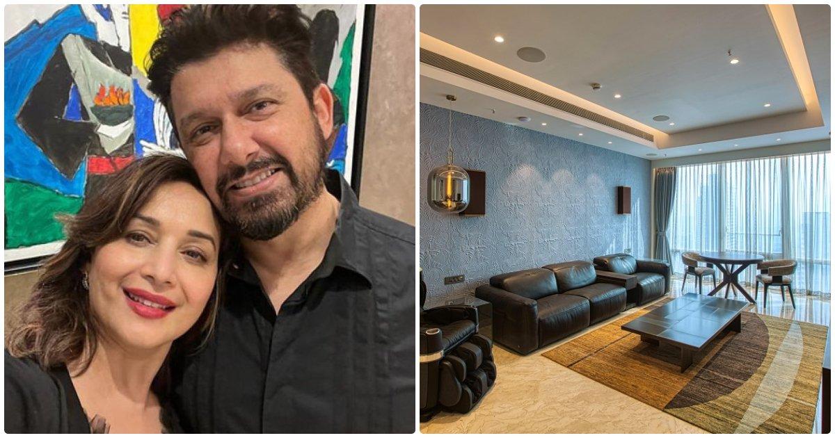 देखिए माधुरी दीक्षित के मुंबई वाले नए घर की तस्वीरें, एक महीने का किराया है 12.5 लाख रुपये