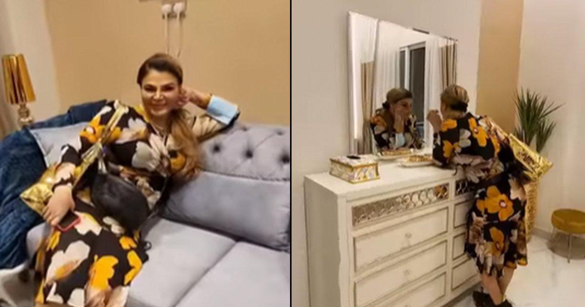 राखी सावंत ने वीडियो के ज़रिये फ़ैंस को दुबई वाला अपना घर दिखाते हुए कहा, ‘ये मेरे सपनों का घर है’