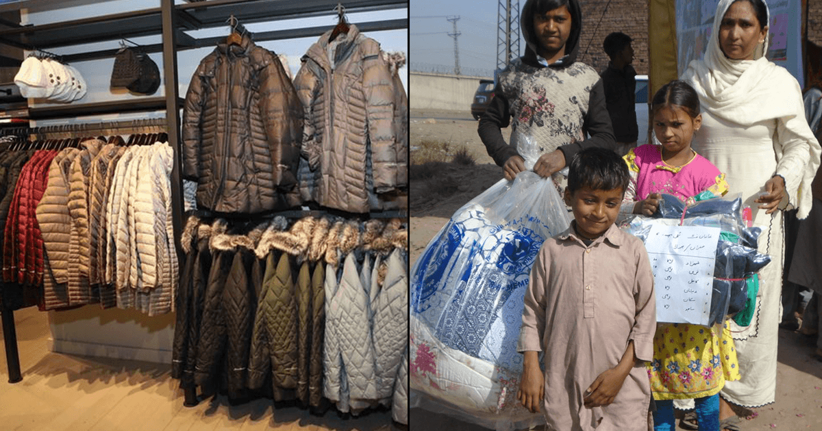 लखनऊ का अनोखा मॉल, जहां मुफ़्त में ग़रीबों को मिलता है सर्दियों से बचने का सामान