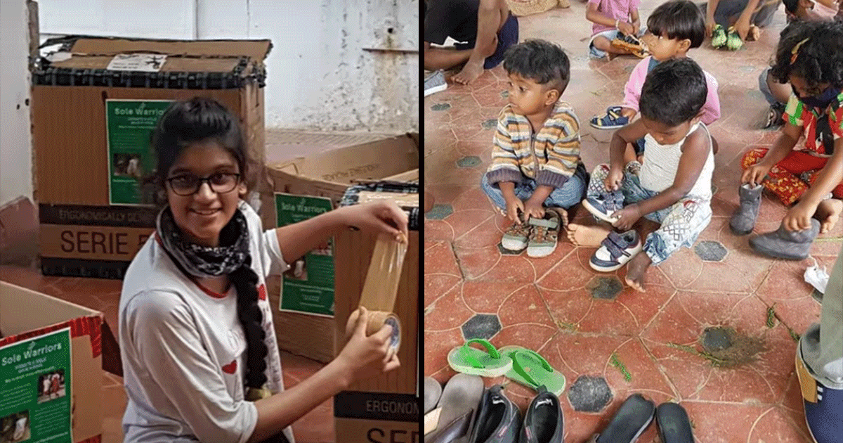 ‘कोई भी न रहे नंगे पांव…’ इसलिए पुराने जूते-चप्पल इकट्ठा कर ज़रूरतमंदों तक पहुंचाती है ये लड़की