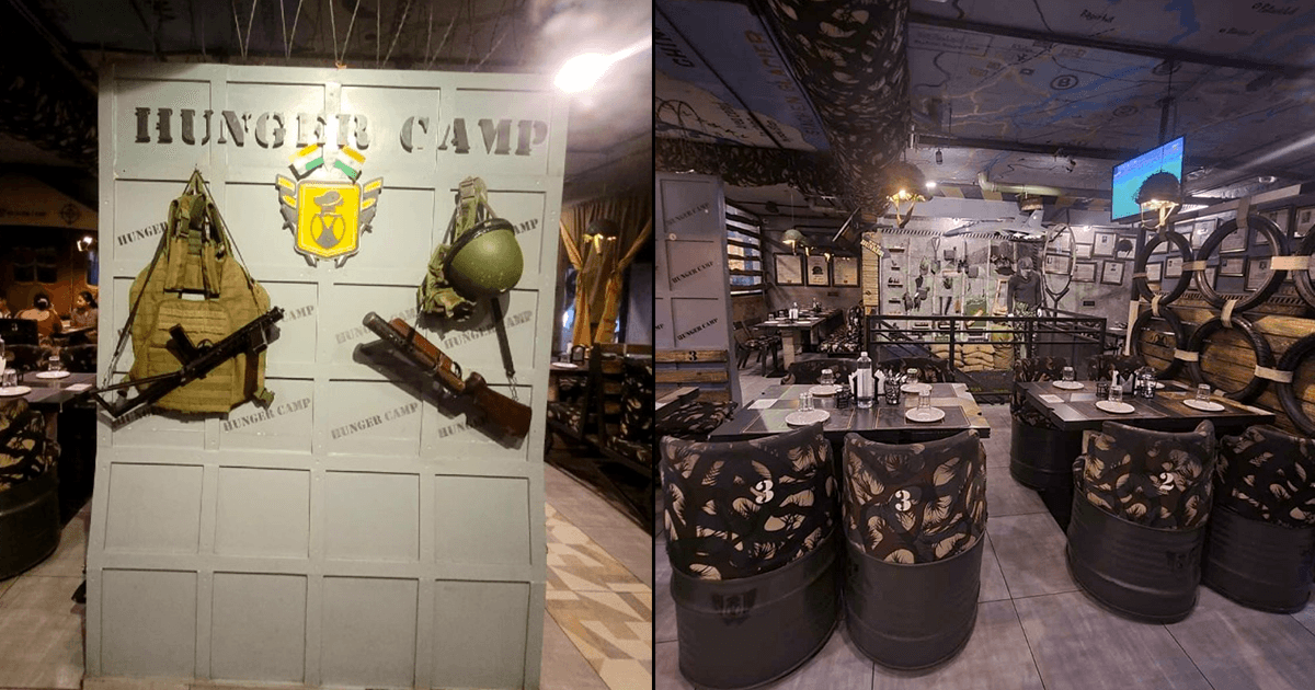 ये Army Camp है या Restaurant, 10 तस्वीरों में देखिए बेंगलुरु का ये अनोखा रेस्टोरेंट 