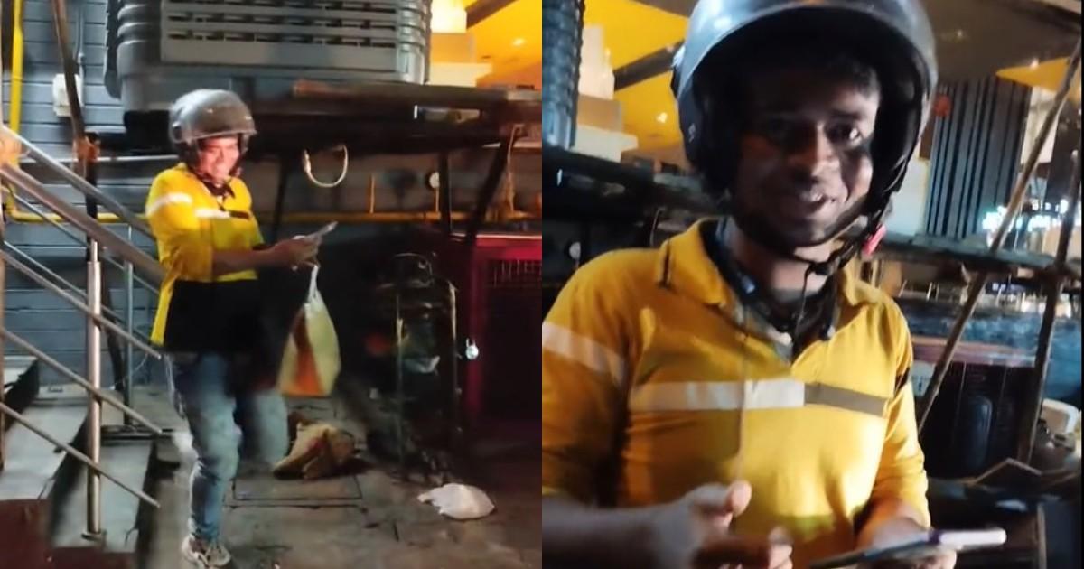 बेंगलुरु के एक व्यक्ति को डिलीवरी बॉय ने मात्र 10 सेकेंड में डिलीवर किया फ़ूड ऑर्डर, ट्विटर पर शेयर की कहानी
