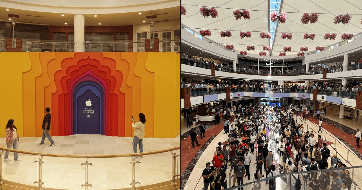 मुंबई के बाद दिल्ली में भी खुला Apple Store, महीने का किराया है 40 लाख रुपये, देखिए ये 10 तस्वीरें