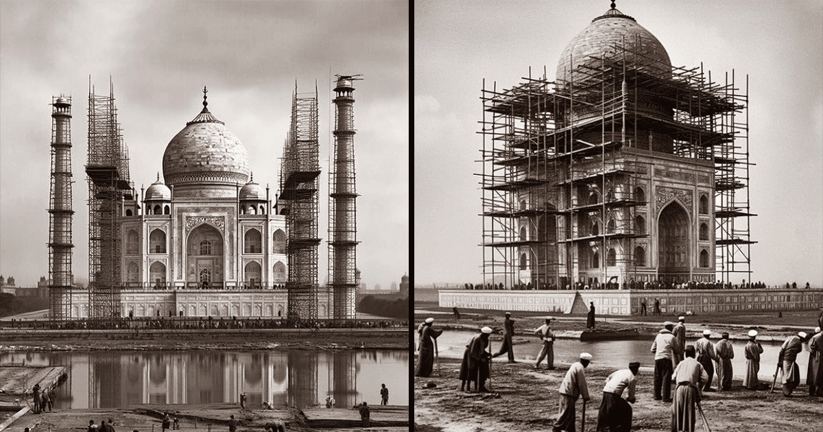 जानिए 390 साल पहले कैसे हुआ था ताजमहल का ‘निर्माण’, इन AI तस्वीरों में देख लीजिए