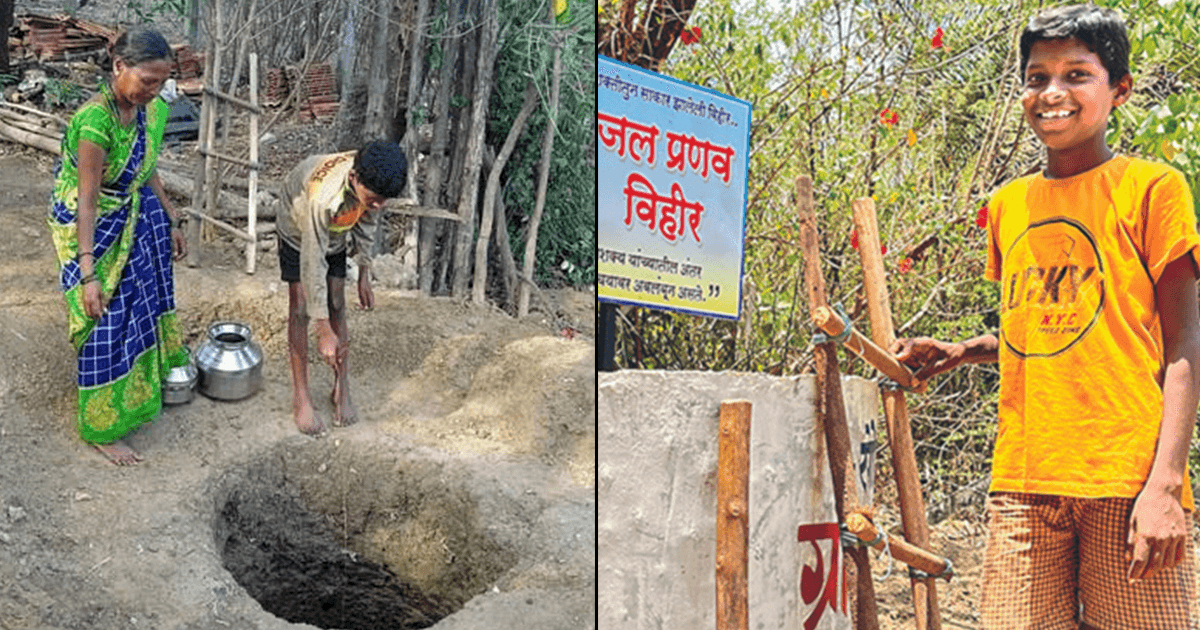 मां को पानी के लिए कोसों दूर न जाना पड़े, इसलिए प्रणव ने 4 दिन में खोद डाला 15 फ़ीट गहरा कुंआ