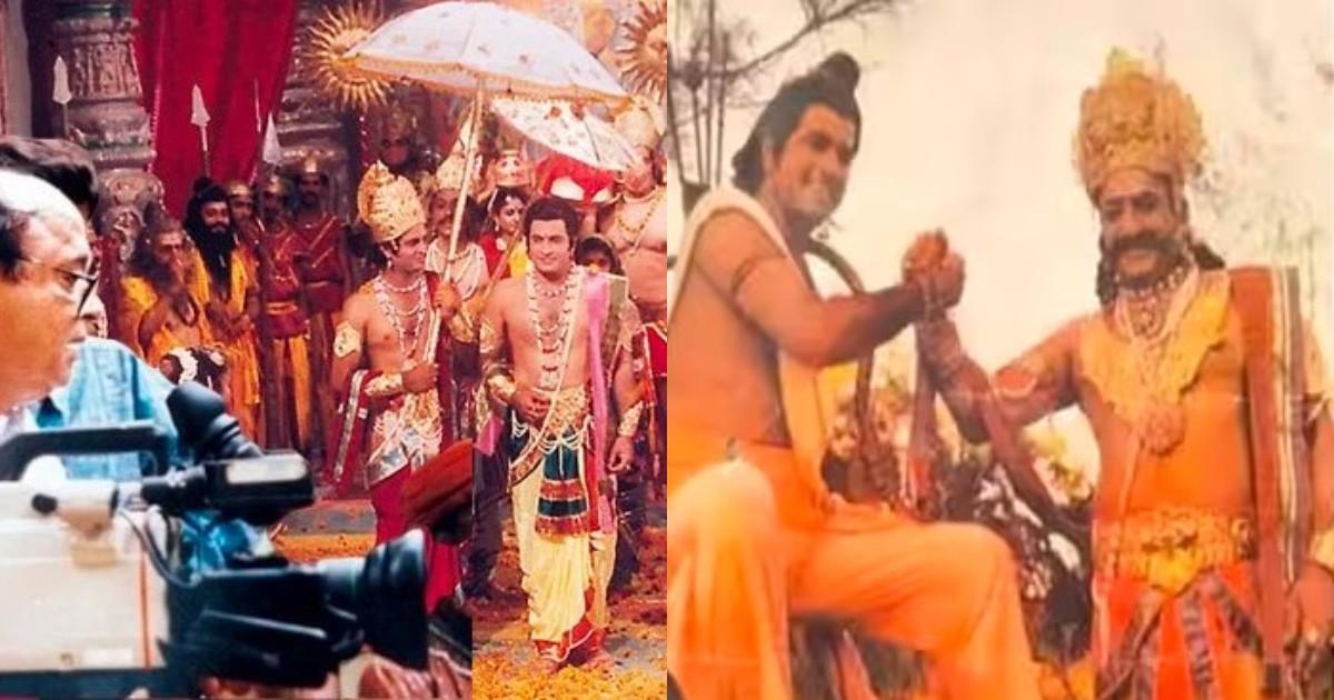1987 में कैसे होती थी रामायण की शूटिंग? देखिए कैमरे के पीछे की दुर्लभ तस्वीरें