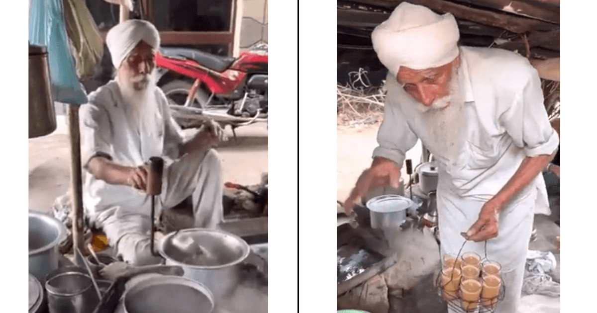 पेड़ के अंदर है इस बुज़ुर्ग की 45 साल पुरानी चाय की दुकान, बाबा की नेकी और सादगी ने जीता दिल