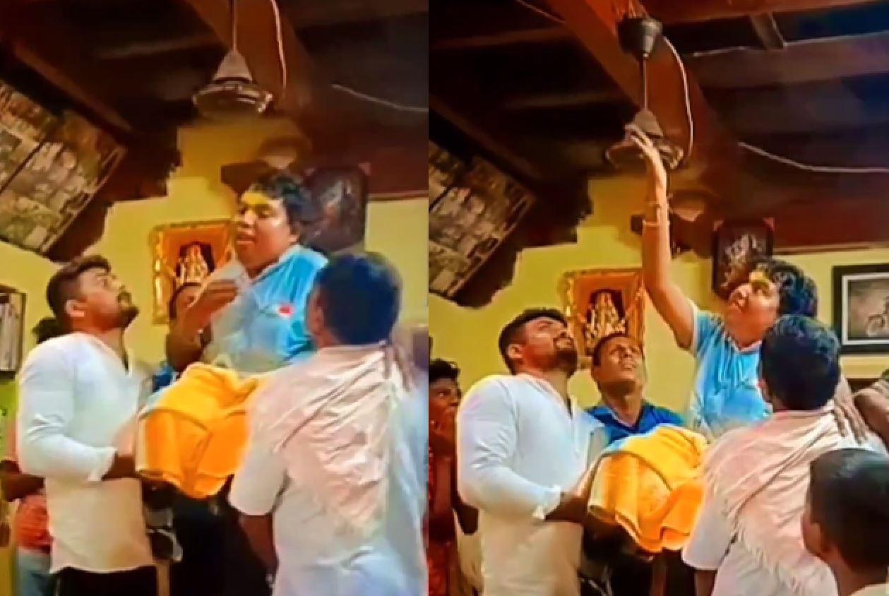 ग़ज़ब हैं ये बाबा! हाथ से चलता हुआ पंखा रोककर करते हैं भक्तों की समस्याओं का समाधान