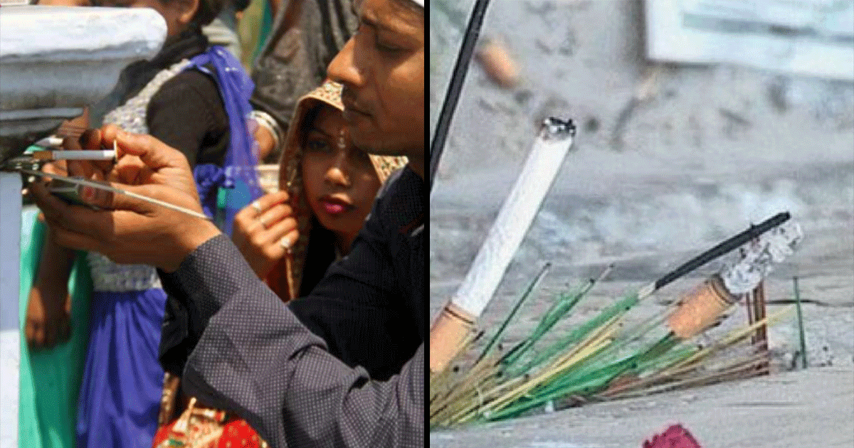 सिगरेट वाले बाबा: जिनको अगरबत्ती नहीं सिर्फ़ 1 सिगरेट चढ़ाने से होती है रिलेशनशिप की दिक्कतें दूर