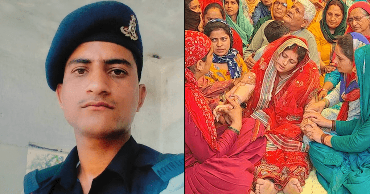 लेह हादसा: शादी के जोड़े में पत्नी ने दी शहीद पति को विदाई, मां बोलीं- ‘पोतों को भी सेना में भेजूंगी’