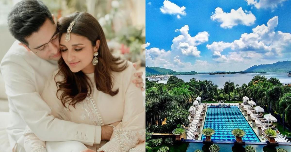 28 तस्वीरों में देखिए परिणीति चोपड़ा और राघव चड्ढा का वेडिंग वेन्यू, एक रात का किराया उड़ा देगा होश