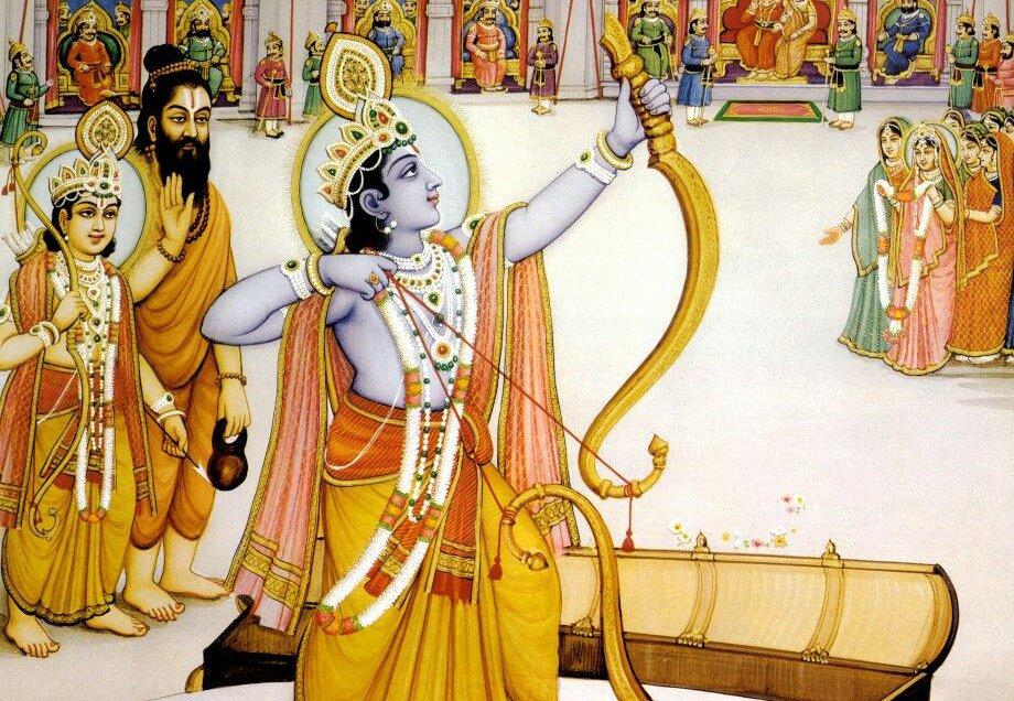 2. जिस शिव धनुष को तोड़कर राम ने सीता स्वंयवर जीता और सीता से विवाह किया था, उस धनुष का क्या नाम था?