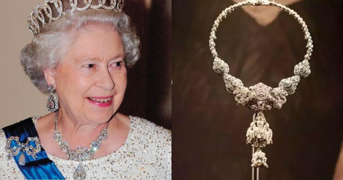 महारानी एलिज़ाबेथ-II का 300 हीरे जड़ित वो नेकलेस जिसे उन्हें हैदराबाद के निज़ाम ने गिफ़्ट किया था