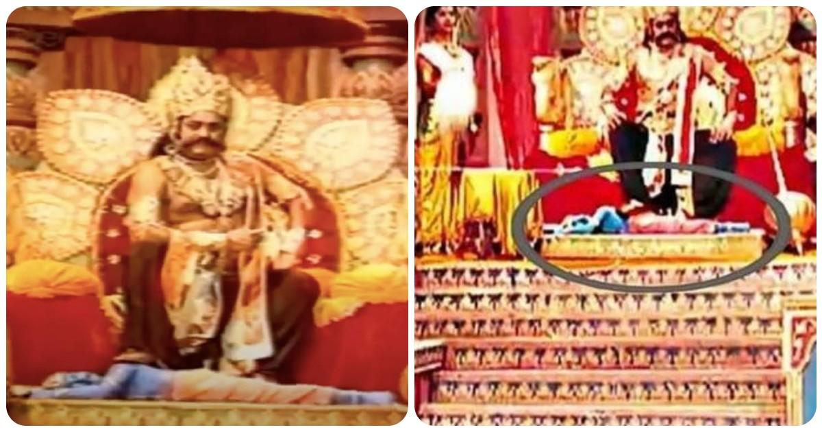 रावण को जब भी सिंहासन पर दिखाया जाता है उसके पैरों के पास कोई लेटा होता है, जानिए वो कौन है