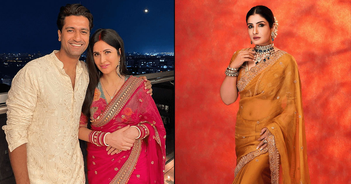 Karwa Chauth 2022 Pics: कैटरीना-विकी से लेकर रवीना तक, Bollywood Couples ने ऐसे मनाया करवा चौथ