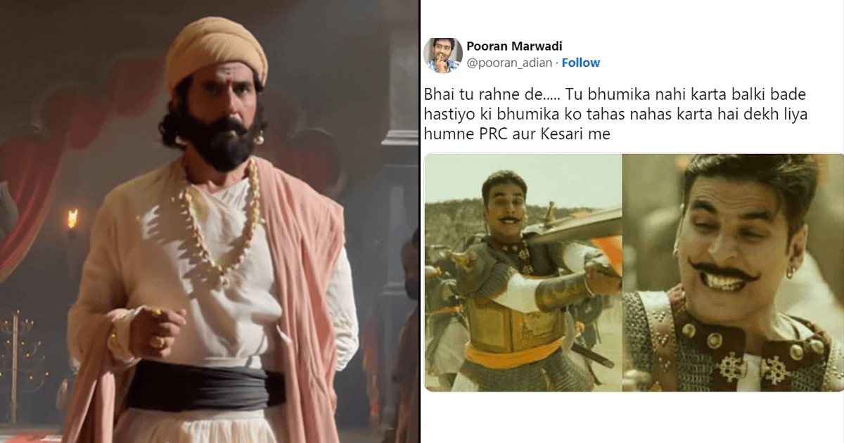 Akshay Kumar Shivaji First Look: शिवाजी बनकर अक्षय ने क्या कर दी गलती, फ़ैंस बोले- “बस कर भाई”