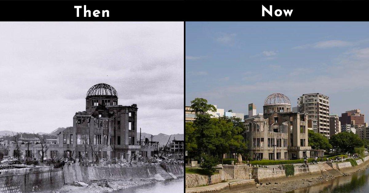 Then & Now: ये 10 तस्वीरें परमाणु हमले में तबाह हिरोशिमा के कल और आज को करती हैं बयां