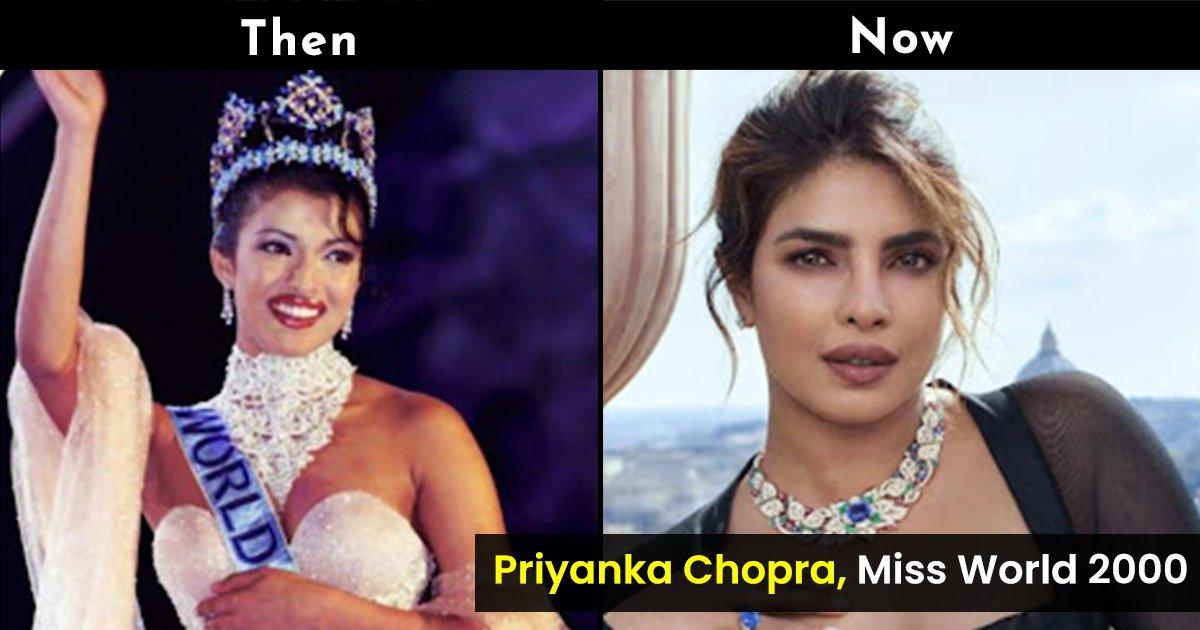 Then & Now: प्रियंका से लेकर लारा तक, इन 11 फ़ोटोज़ में देखिये कितना बदल चुकी हैं Indian Beauties