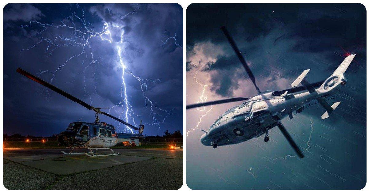 जानिए क्या होता है जब हवाई जहाज़ या हेलीकॉप्टर पर गिरती है बिजली?