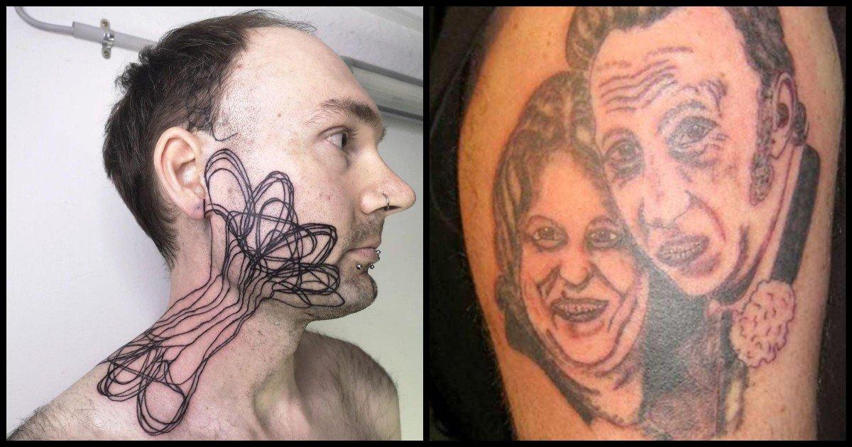 Tattoo बनाने वाले ने गलती की है या फ़्रस्ट्रेशन निकाला है, इन 17 लोगों के टैटू देखकर बताओ