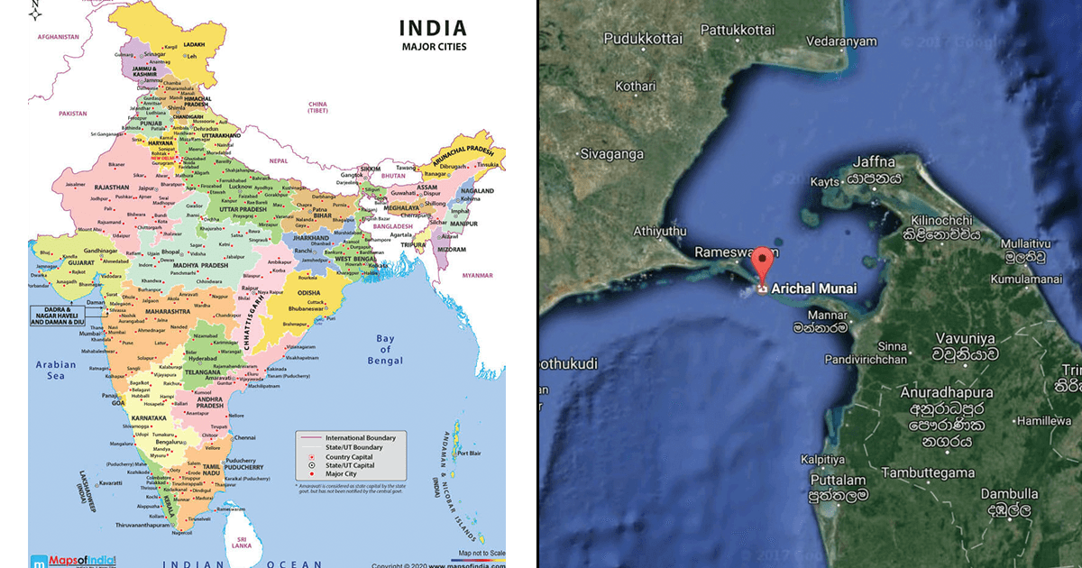 जानते हो भारत के ‘मैप’ पर हमेशा श्रीलंका क्यों दिखाई देता है