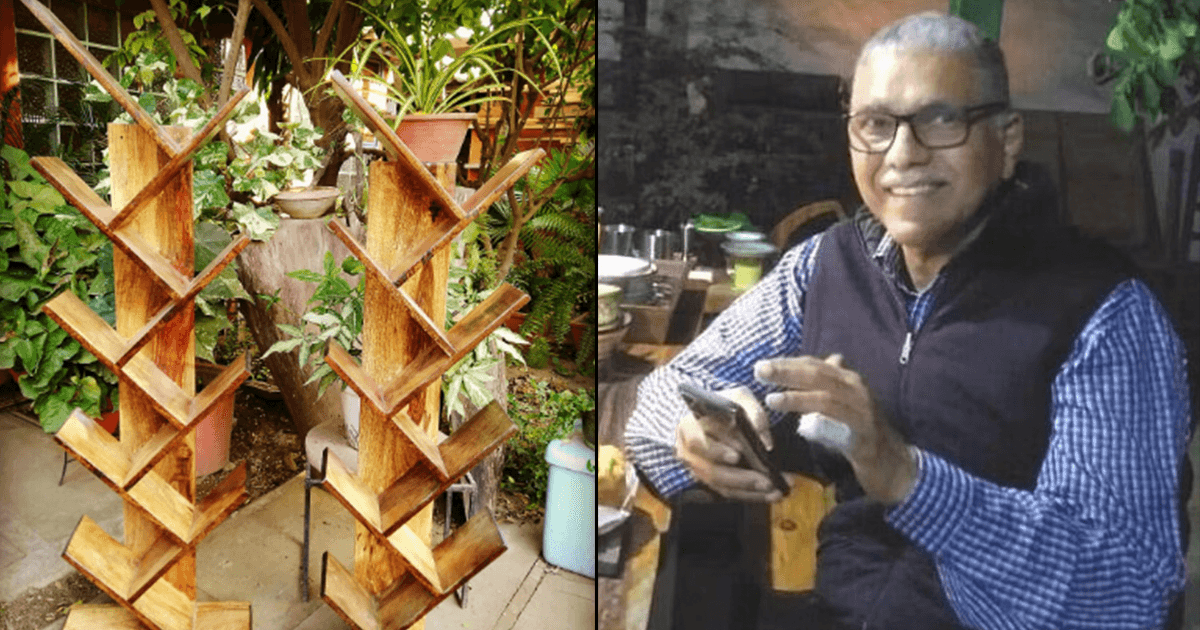 संदीप सरन, यूपी का ये शख़्स सूखी बेकार लकड़ी से Sustainable Furniture बनाकर कमा रहा है लाखों
