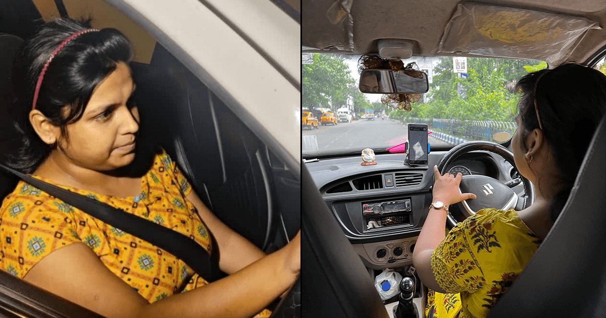 मिलिए कोलकाता की ‘B-Tech Cab Driver’ दीप्ता घोष से, जिन्होंने नौकरी को नहीं Steering को चुना