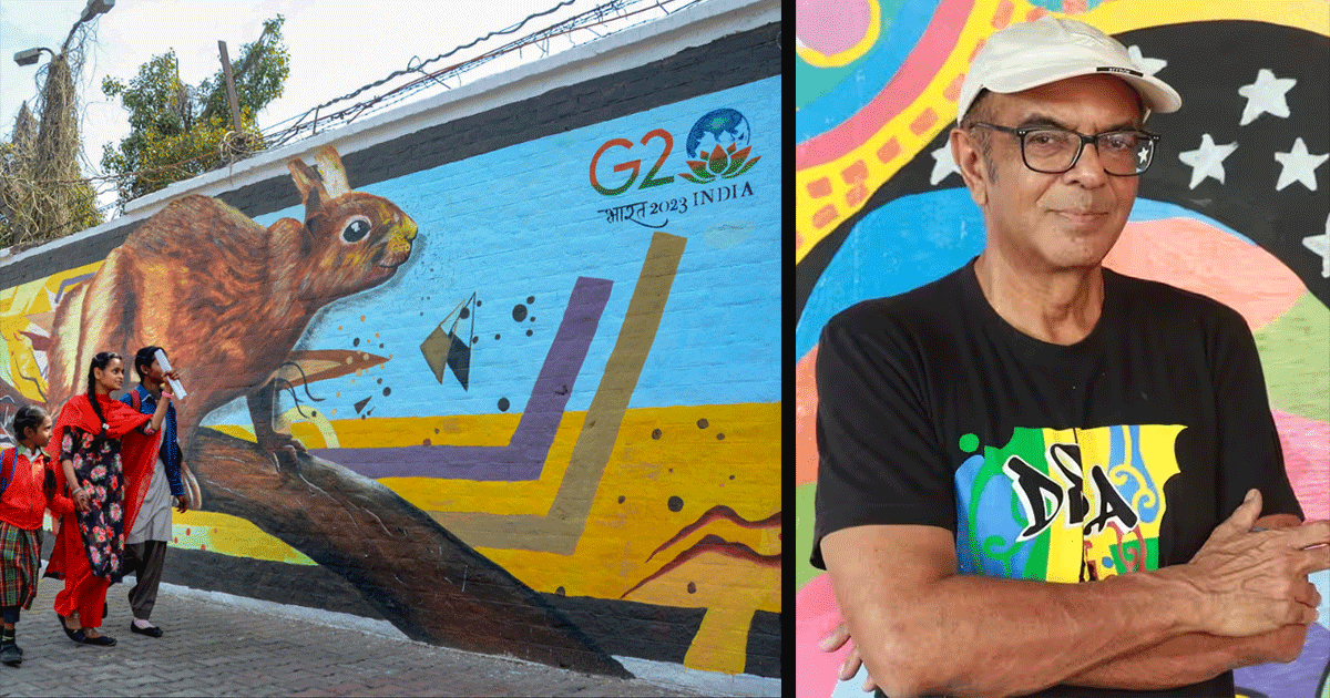 कभी कूड़ेदानों को सजाते थे… अब G20 के लिए सजाई दिल्ली की दीवारें, जानिए कौन हैं आर्टिस्ट योगेश सैनी 
