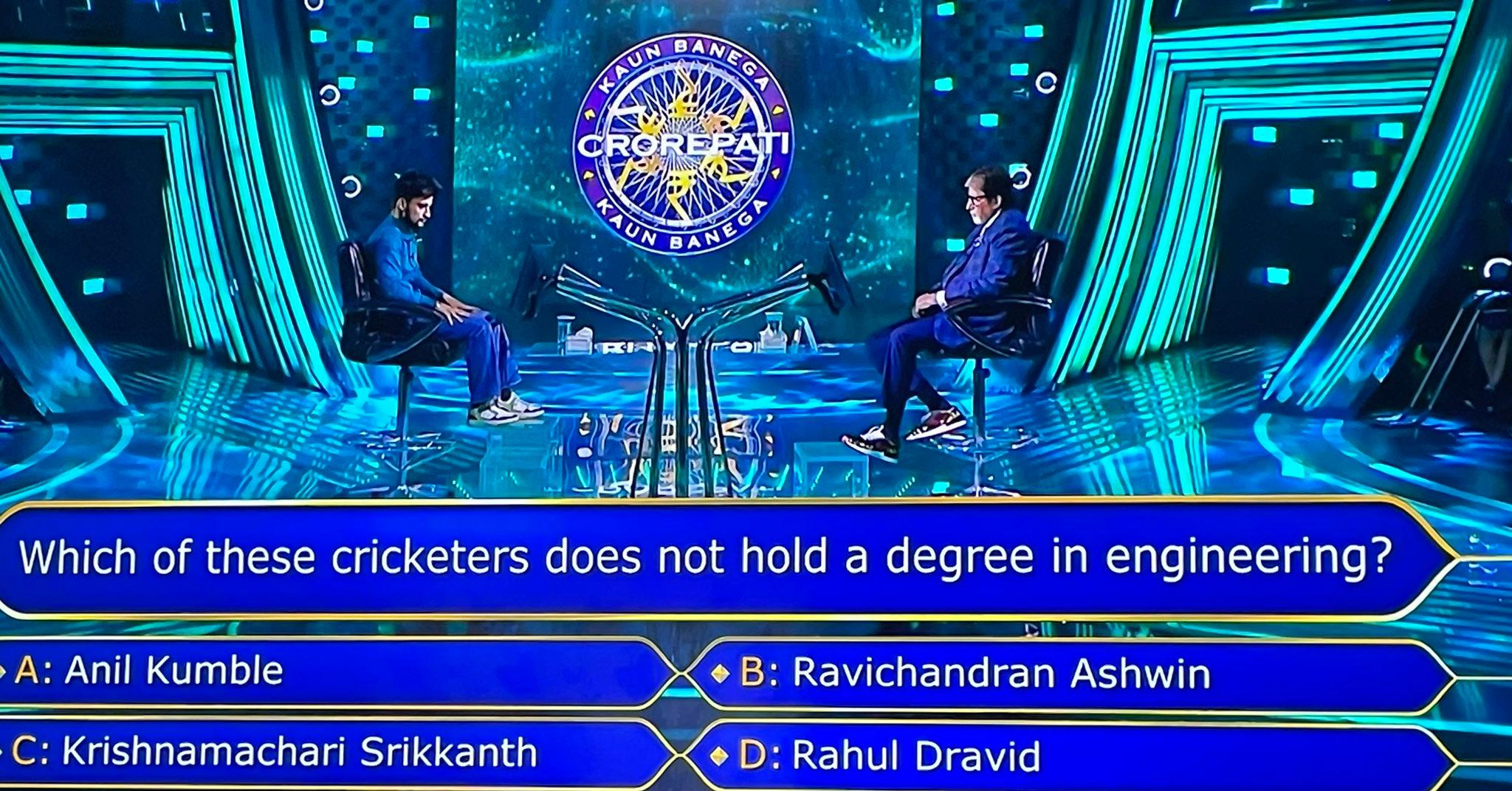 KBC: क्रिकेट से जुड़े ₹12.50 लाख के सवाल का जवाब नहीं दे पाया कंटेस्टेंट, सही जवाब जानते हैं तो बताएं